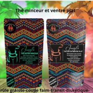 Thé - Duo Pack Femme Jungle Thé Détox Minceur et Ventre plat 28 jours